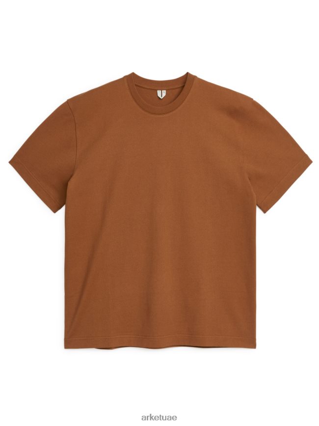 ملابس عبد اللطيف ARKET نحيف تي شيرت ثقيل الوزن كبير الحجم الطين BXB8481022