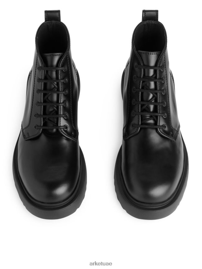 أحذية عبد اللطيف ARKET رجال الأحذية الجلدية الدانتيل متابعة أسود BXB8481277