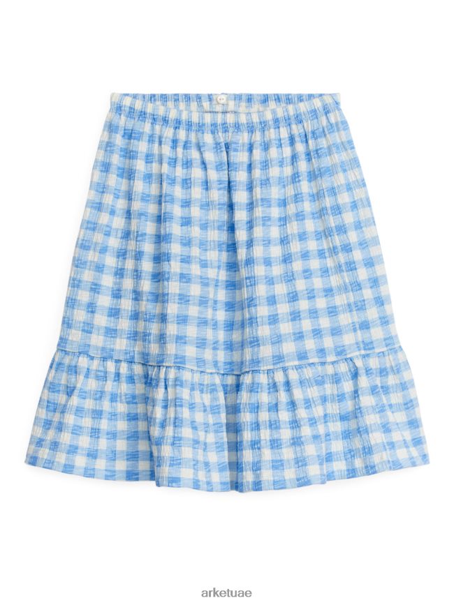 ملابس عبد اللطيف ARKET أطفال تنورة متدرجة ابيض ازرق BXB8481384