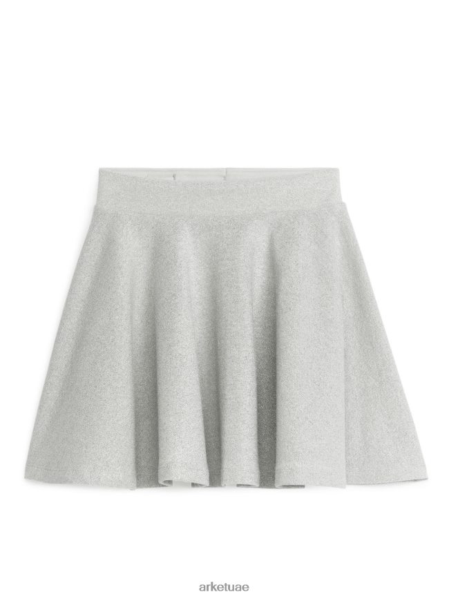 ملابس عبد اللطيف ARKET أطفال تنورة بريق فضة BXB8481386