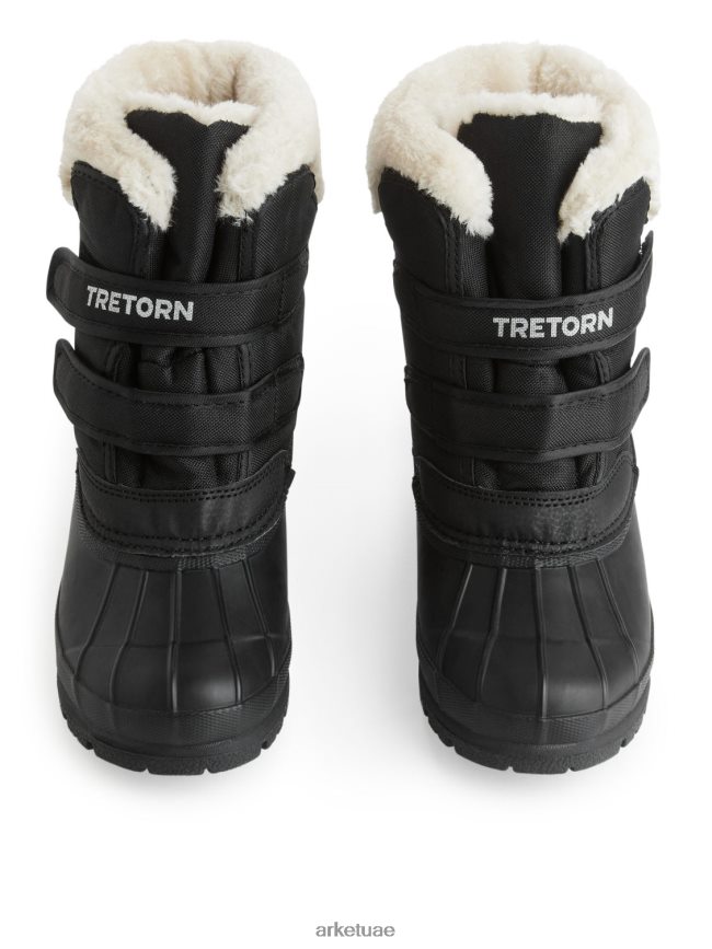 أحذية عبد اللطيف ARKET أطفال أحذية تريتون الاستكشافية أسود BXB8481425