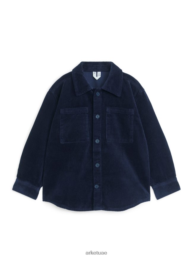 ملابس عبد اللطيف ARKET أطفال قميص قصير أزرق غامق BXB8481437