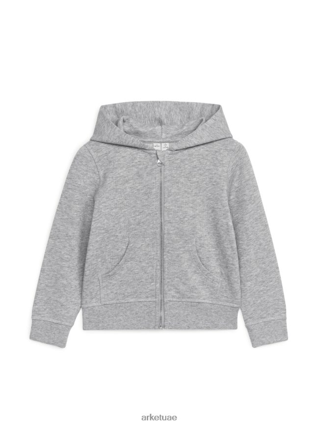 ملابس عبد اللطيف ARKET أطفال الرمز البريدي هوديي مزيج الرمادي BXB8481528
