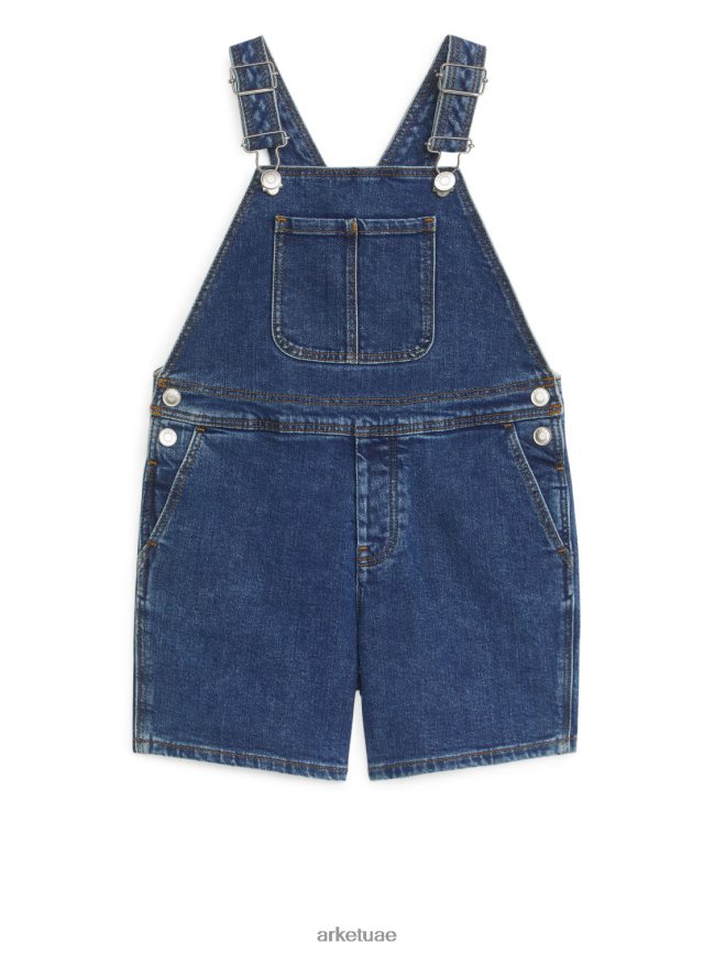 ملابس عبد اللطيف ARKET أطفال دنغري قصيرة من الدنيم أزرق غامق BXB8481551