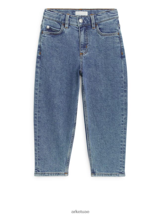 ملابس عبد اللطيف ARKET أطفال جينز مدبب غسلها باللون الأزرق BXB8481583