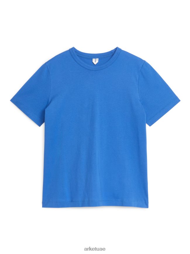 ملابس عبد اللطيف ARKET نحيف قصيرة الأكمام تي شيرت ازرق فاتح BXB848334