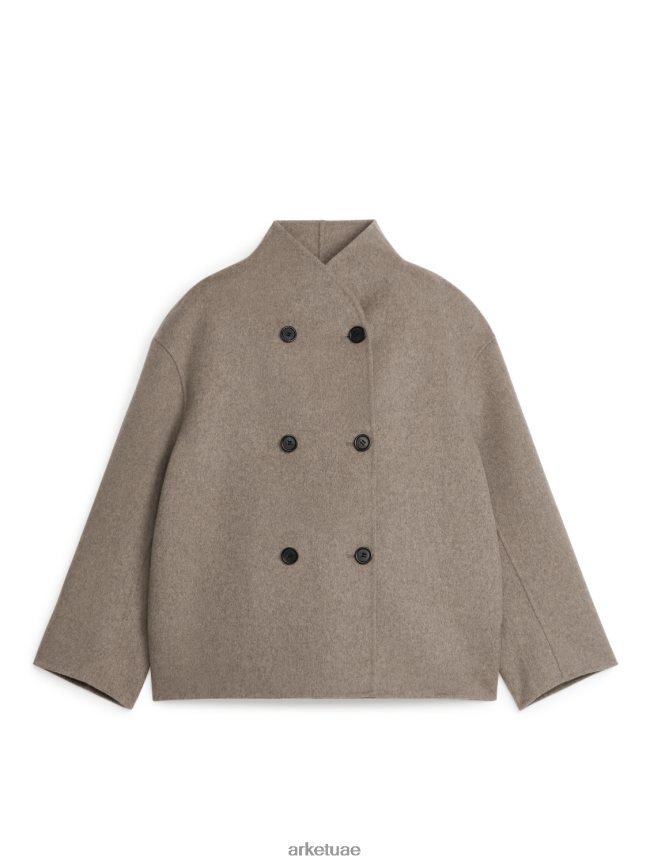 ملابس عبد اللطيف ARKET نحيف سترة صوف مزدوجة الوجه خلد BXB848469