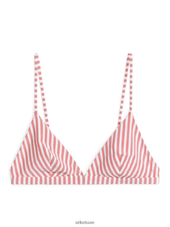 ملابس عبد اللطيف ARKET نحيف قمة بيكيني النسيج القطني احمر ابيض BXB848603