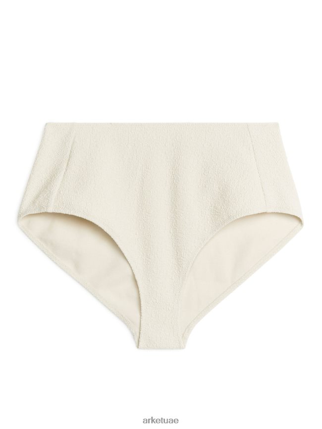 ملابس عبد اللطيف ARKET نحيف جزء سفلي بيكيني عالي الخصر قبالة الأبيض BXB848614