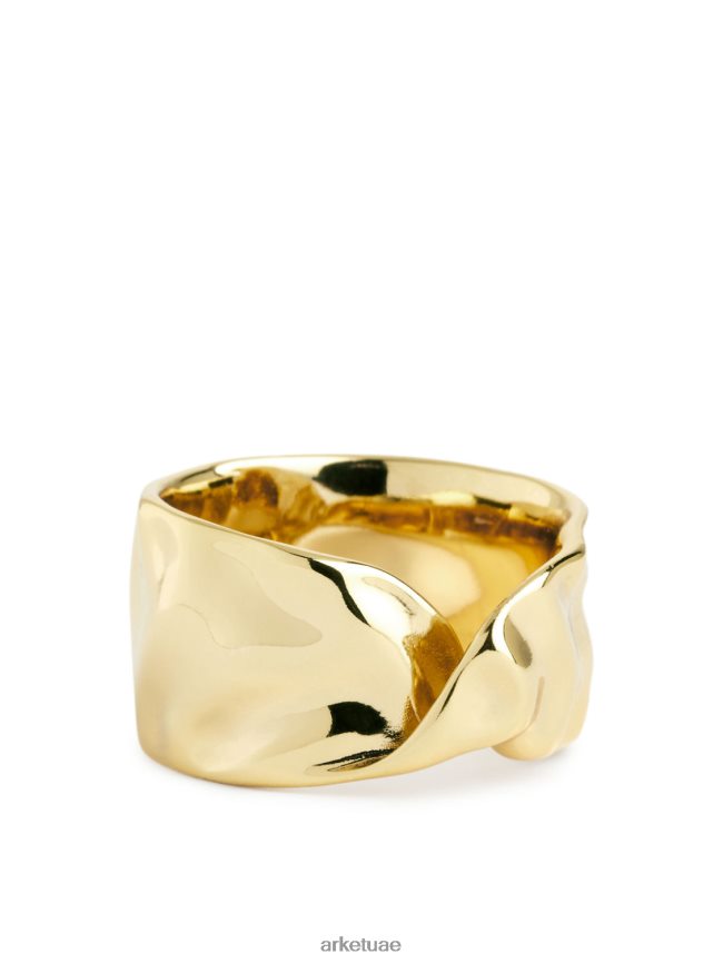 مُكَمِّلات عبد اللطيف ARKET نحيف حلقة تويست مطلية بالذهب ذهب BXB848794