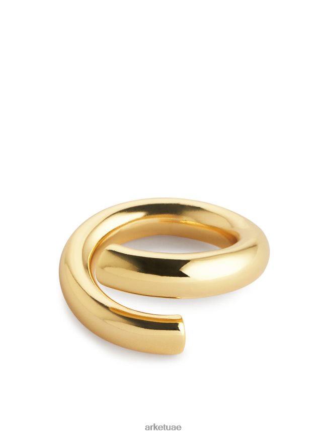 مُكَمِّلات عبد اللطيف ARKET نحيف خاتم مفتوح مطلي بالذهب ذهب BXB848801