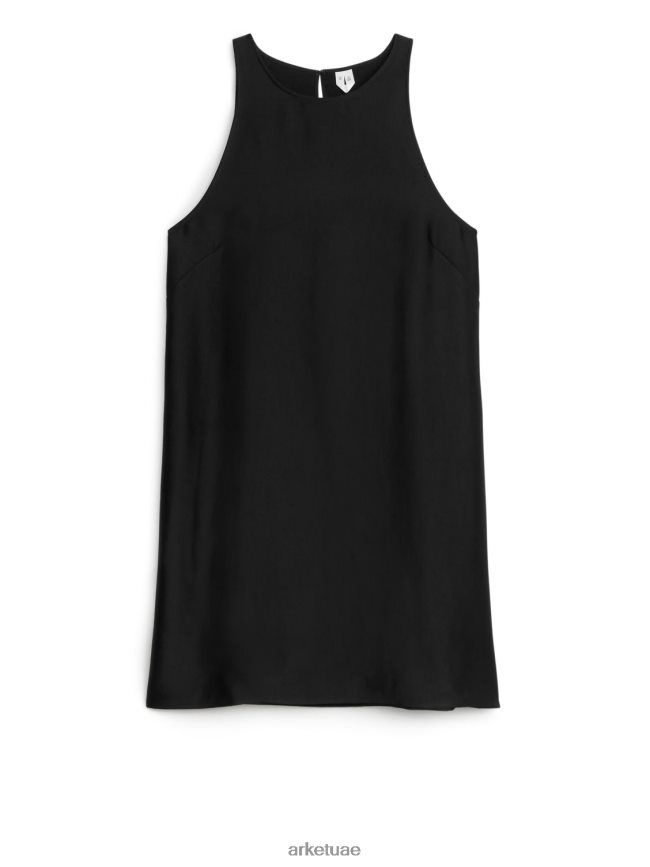 ملابس عبد اللطيف ARKET نحيف فستان ميني يشبه الصندوق أسود BXB84888