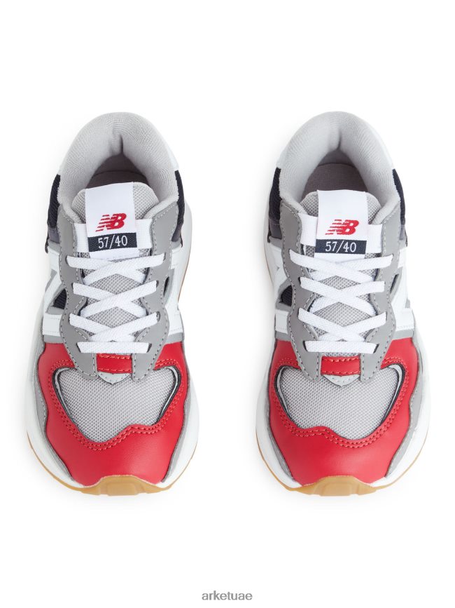 أحذية عبد اللطيف ARKET أطفال توازن جديد 5740 المدربين أحمر / أبيض / رمادي / أسود BXB8481415