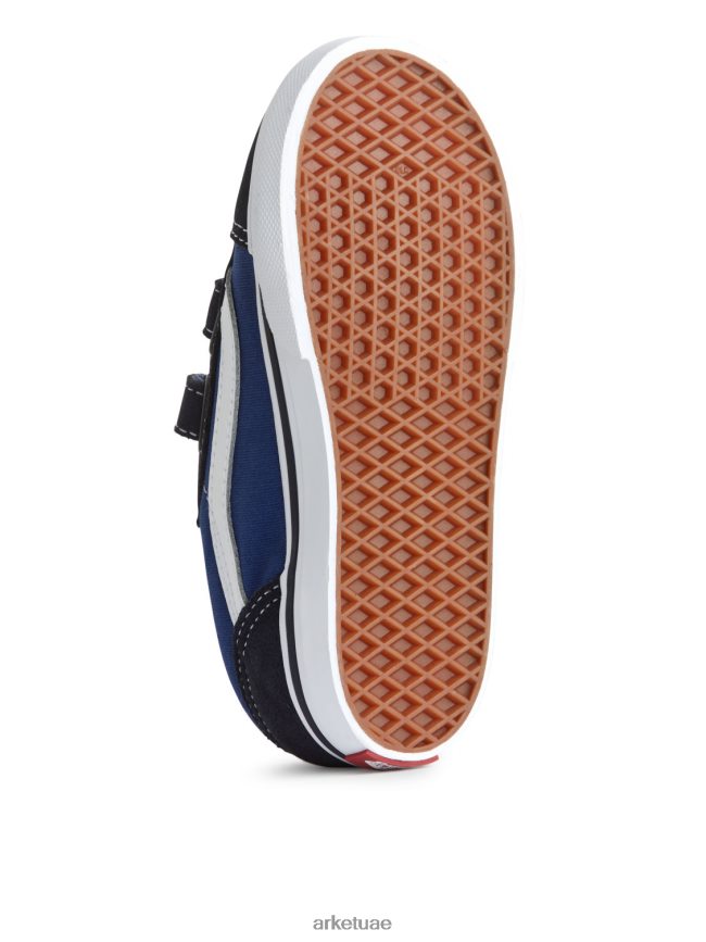 أحذية عبد اللطيف ARKET أطفال حذاء رياضي ذو حلقة وخطاف من ماركة Old Skool للأطفال الصغار من Vans أزرق غامق/أبيض BXB8481398