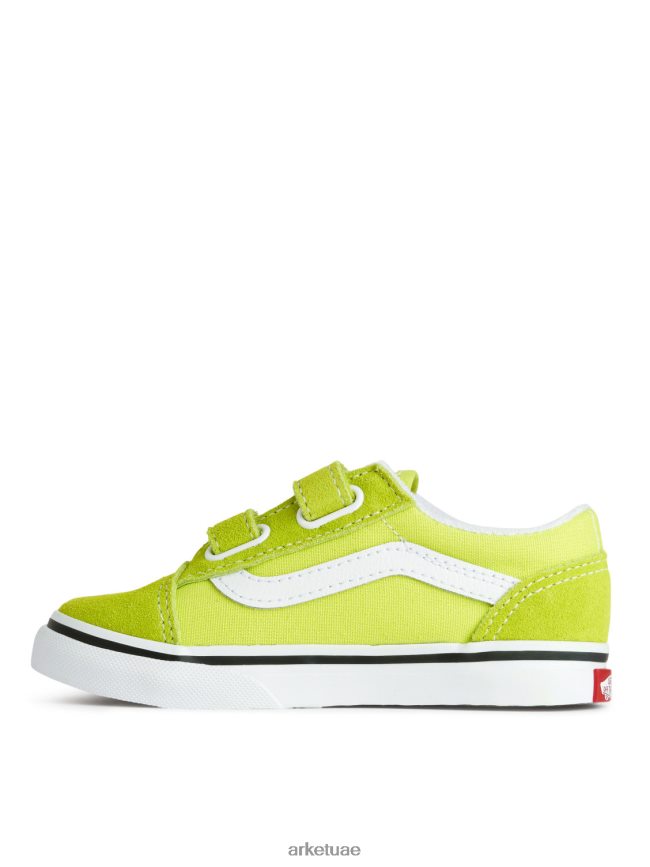 أحذية عبد اللطيف ARKET أطفال حذاء رياضي ذو حلقة وخطاف من ماركة Old Skool للأطفال الصغار من Vans اخضر فاتح BXB8481393