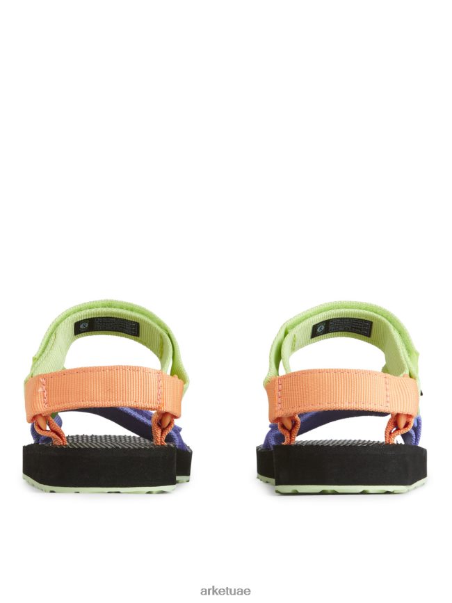 أحذية عبد اللطيف ARKET أطفال صندل تيفا الأصلي العالمي للصغار أسود/باستيل BXB8481401