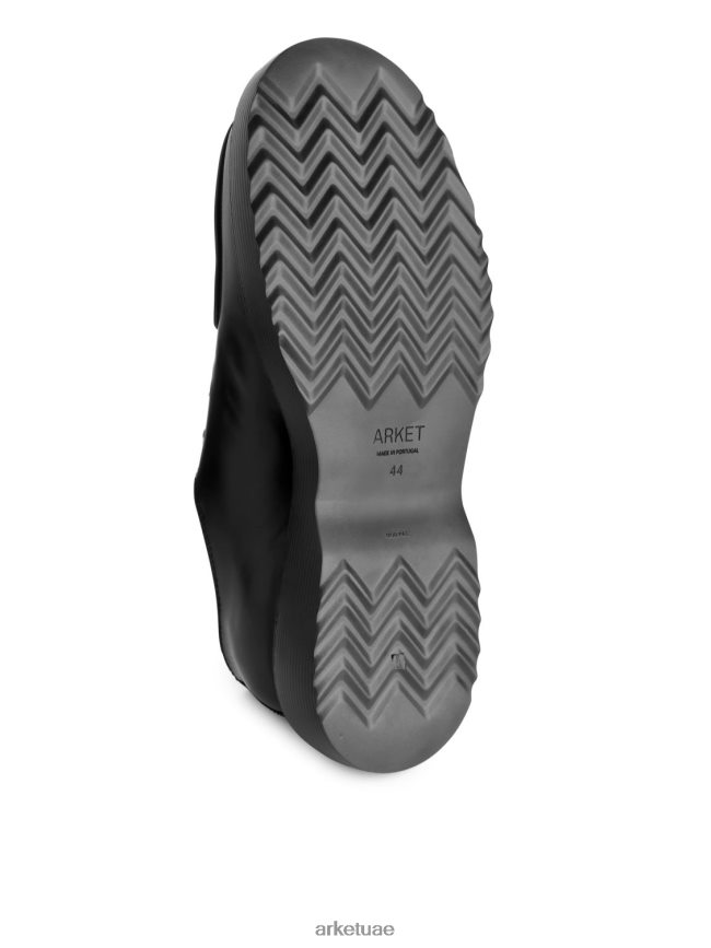 أحذية عبد اللطيف ARKET رجال أحذية ديربي جلدية أسود BXB8481276