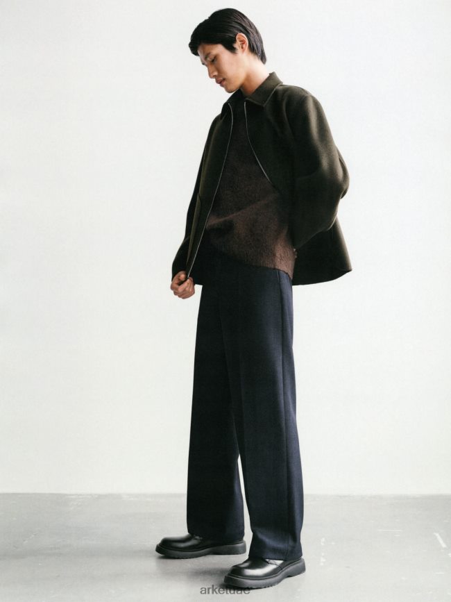 أحذية عبد اللطيف ARKET رجال أحذية ديربي جلدية مكتنزة أسود BXB8481279