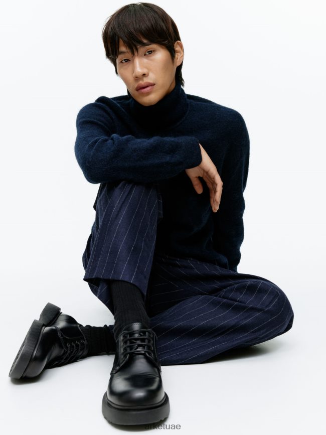 أحذية عبد اللطيف ARKET رجال أحذية ديربي جلدية مكتنزة أسود BXB8481279