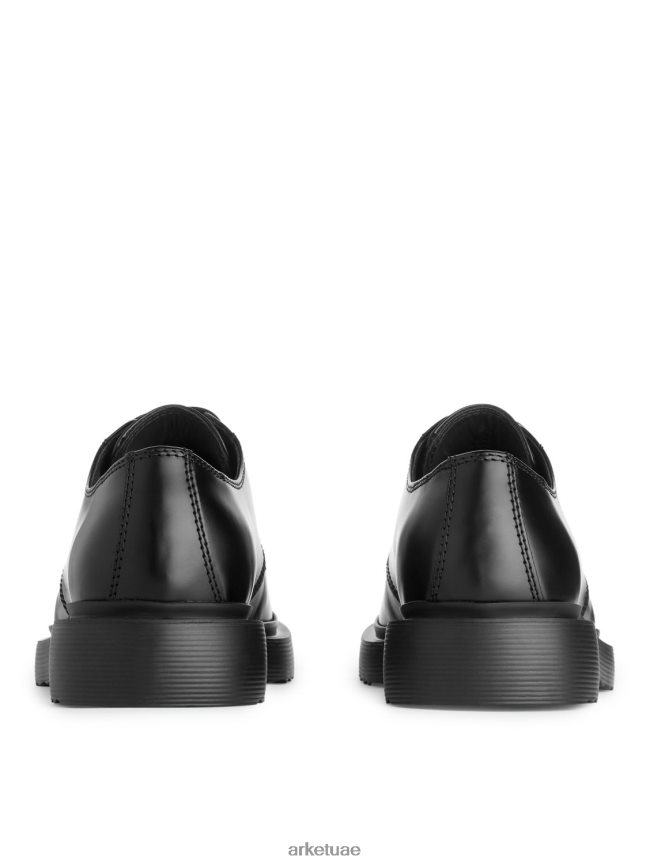 أحذية عبد اللطيف ARKET رجال أحذية ديربي جلدية مكتنزة أسود BXB8481279