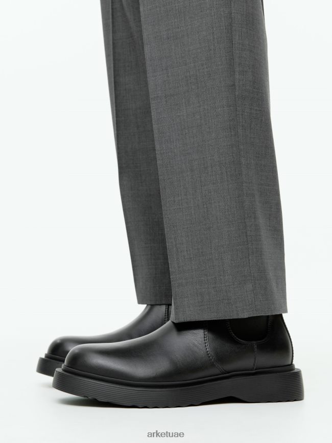 أحذية عبد اللطيف ARKET رجال احذية جلدية أسود BXB8481278