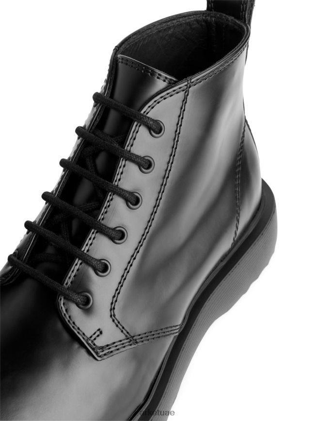 أحذية عبد اللطيف ARKET رجال الأحذية الجلدية الدانتيل متابعة أسود BXB8481277