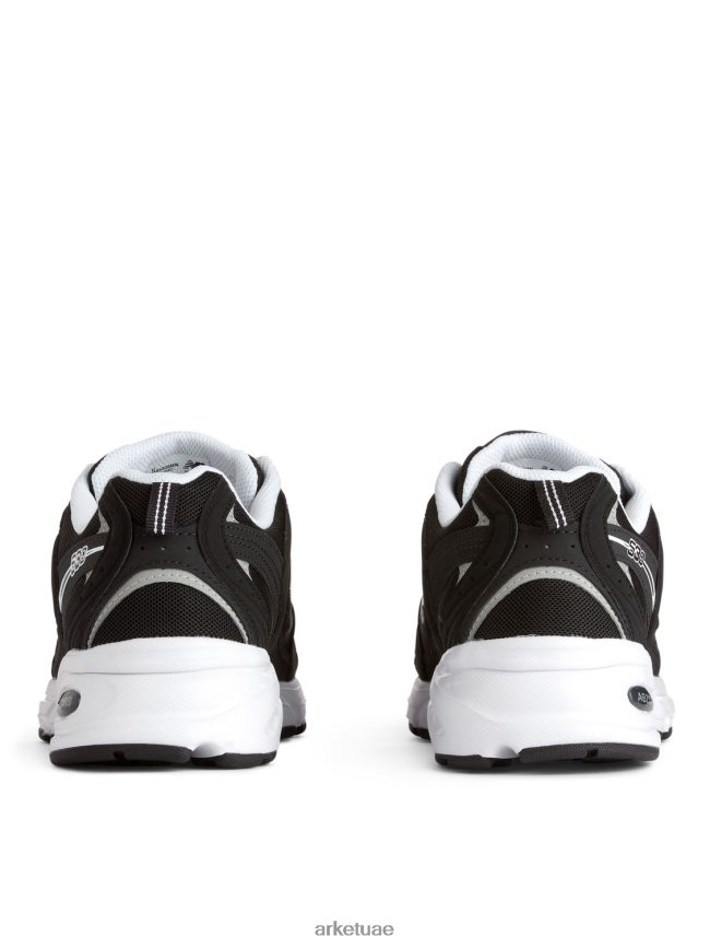 أحذية عبد اللطيف ARKET رجال توازن جديد 530 المدربين أسود/أبيض BXB8481253