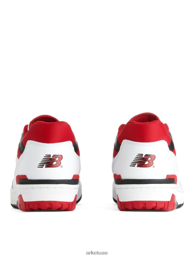 أحذية عبد اللطيف ARKET رجال توازن جديد 550 المدربين أبيض / أحمر / أسود BXB8481267