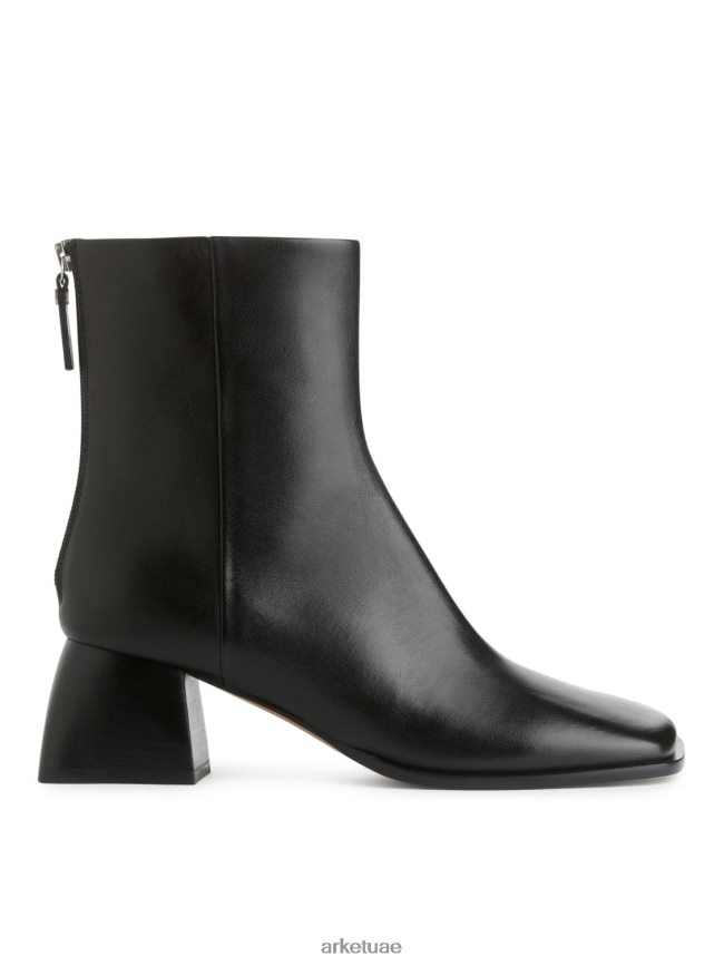 أحذية عبد اللطيف ARKET نحيف أحذية الكاحل الجلدية أسود BXB848700