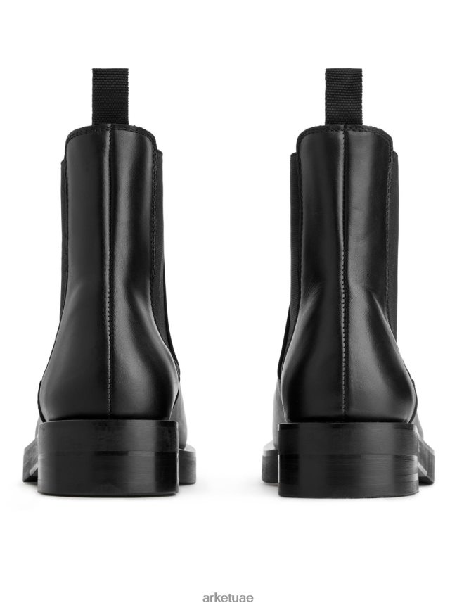 أحذية عبد اللطيف ARKET نحيف أحذية تشيلسي الجلدية أسود BXB848739