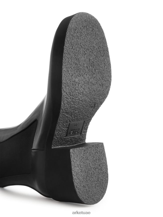 أحذية عبد اللطيف ARKET نحيف أحذية تشيلسي ذات الكعب العالي أسود BXB848737