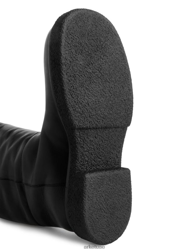 أحذية عبد اللطيف ARKET نحيف أحذية جلدية فوق الركبة أسود BXB848735