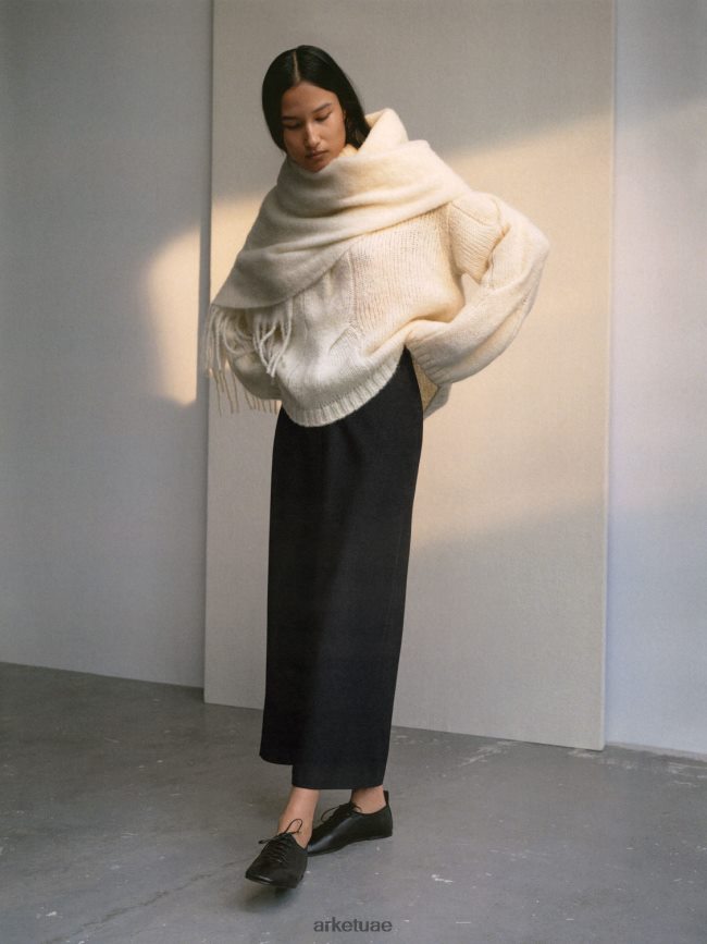 أحذية عبد اللطيف ARKET نحيف أحذية ديربي مسطحة بأربطة أسود BXB848720