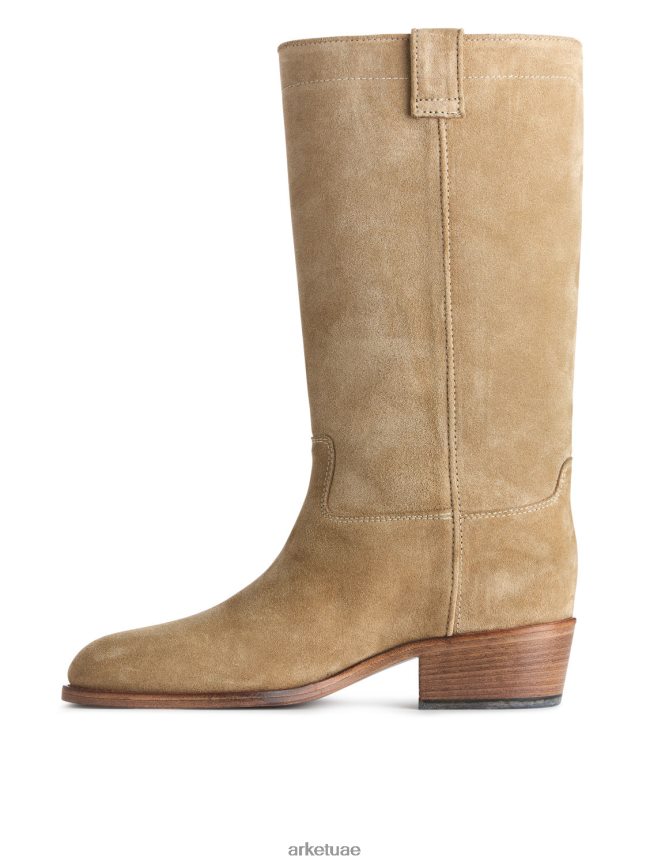 أحذية عبد اللطيف ARKET نحيف أحذية من جلد الغزال اللون البيج BXB848725