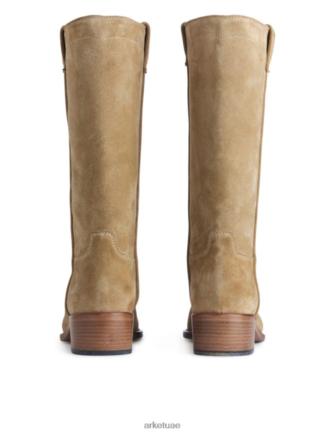 أحذية عبد اللطيف ARKET نحيف أحذية من جلد الغزال اللون البيج BXB848725