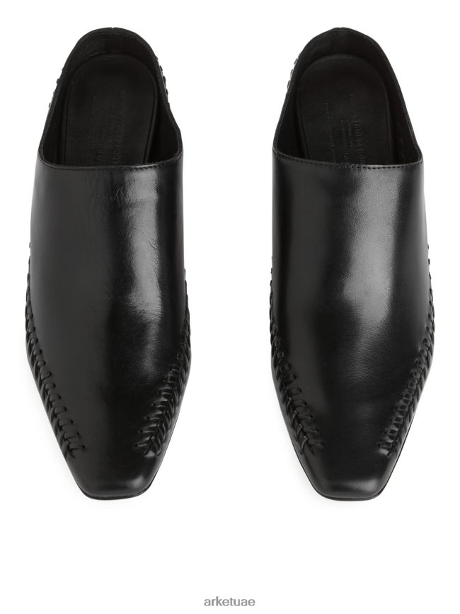 أحذية عبد اللطيف ARKET نحيف البغال كعب هريرة أسود BXB848687