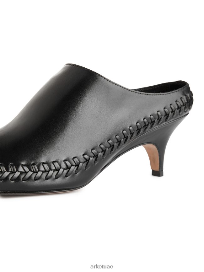 أحذية عبد اللطيف ARKET نحيف البغال كعب هريرة أسود BXB848687