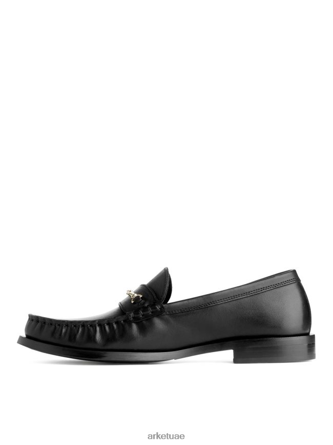 أحذية عبد اللطيف ARKET نحيف المتسكعون الجلدية أسود BXB848686