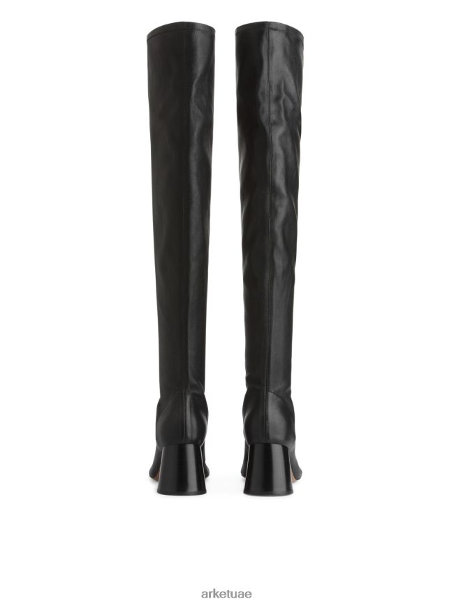 أحذية عبد اللطيف ARKET نحيف تمتد الأحذية الجلدية أسود BXB848701