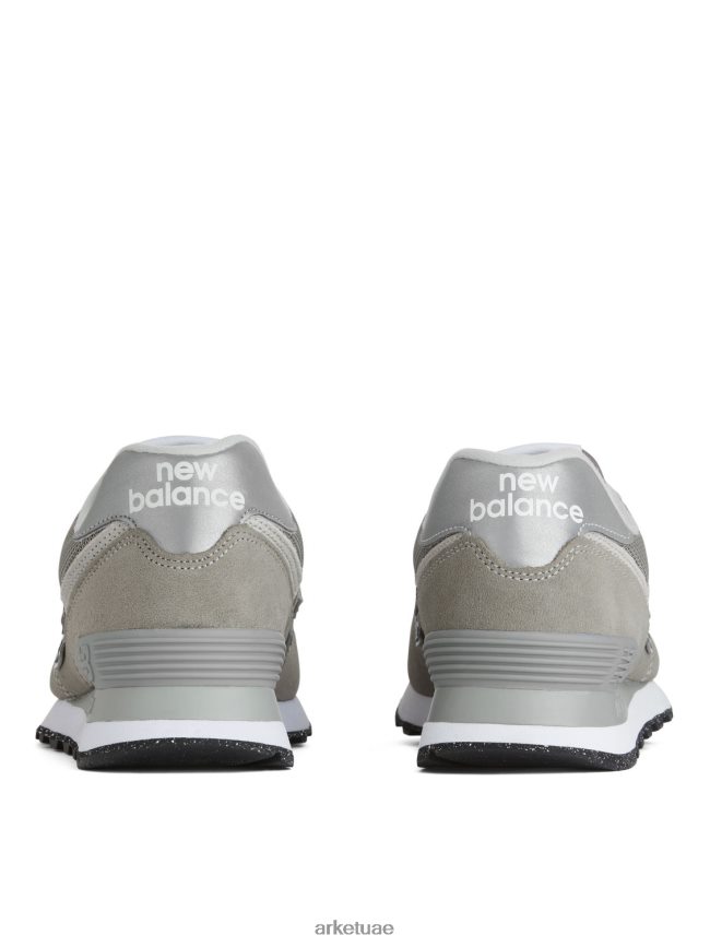 أحذية عبد اللطيف ARKET نحيف توازن جديد 574 المدربين الورقة الخضراء رمادية BXB848652