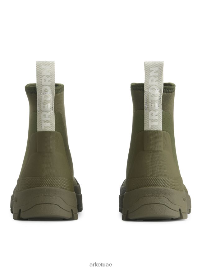 أحذية عبد اللطيف ARKET نحيف حذاء تريتورن جاربا الهجين أخضر BXB848734