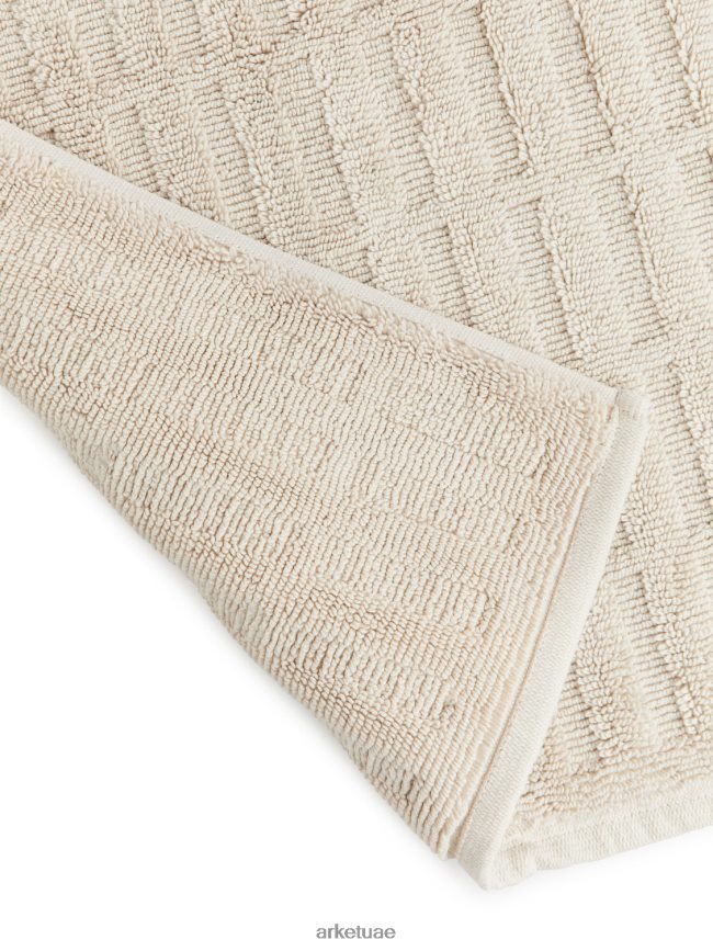 أدوات منزلية عبد اللطيف ARKET للجنسين حصيرة حمام قطنية اللون البيج BXB8481351