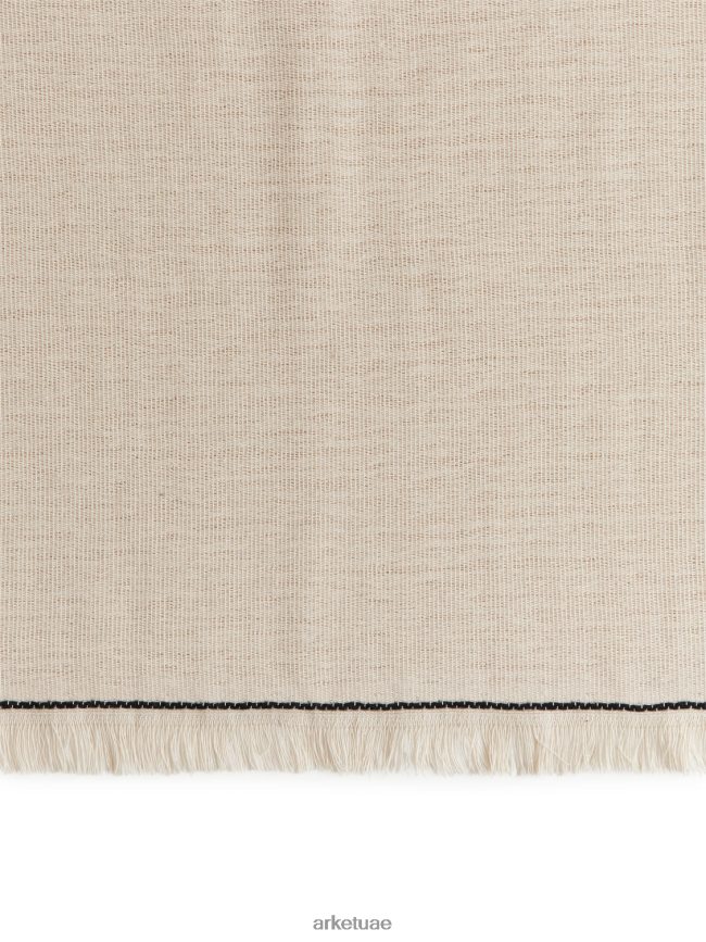 أدوات منزلية عبد اللطيف ARKET للجنسين منشفة يد قطنية 50×70 سم اللون البيج BXB8481354