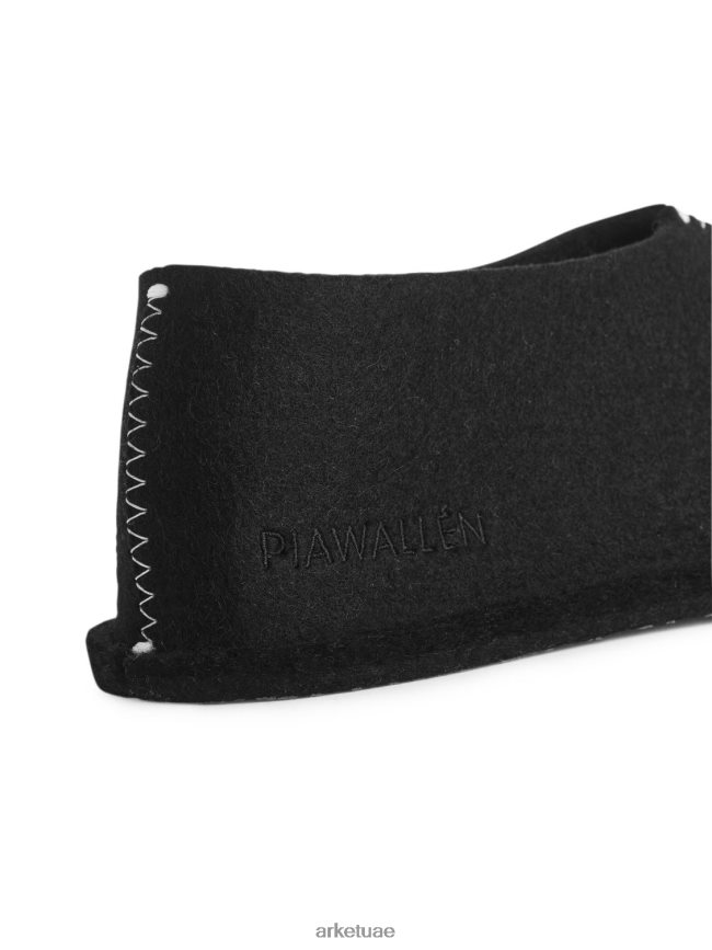 أدوات منزلية عبد اللطيف ARKET للجنسين نعال من الصوف بيا والين أسود BXB848722