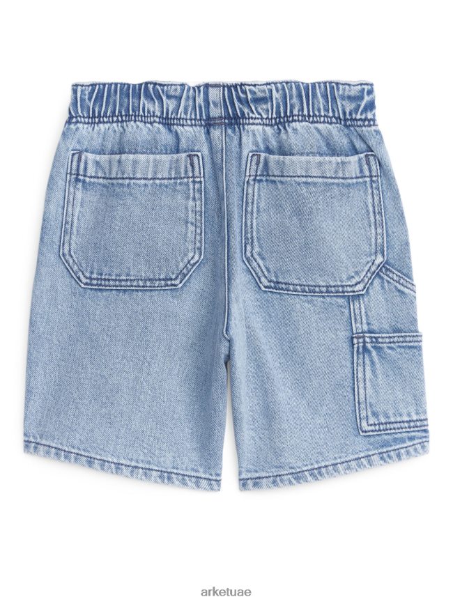 ملابس عبد اللطيف ARKET and MR PORTER أطفال شورت الدنيم أزرق فاتح BXB8481568