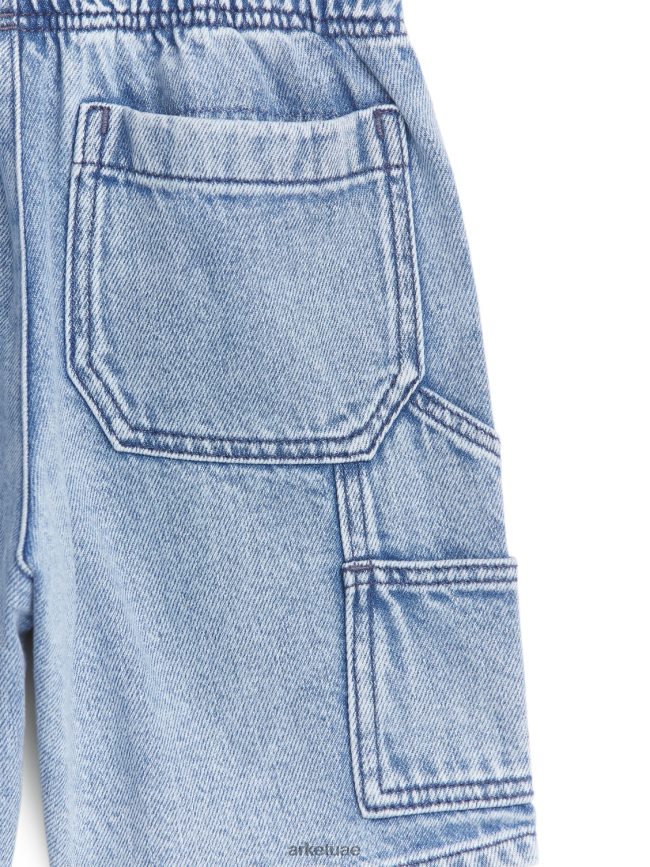 ملابس عبد اللطيف ARKET and MR PORTER أطفال شورت الدنيم أزرق فاتح BXB8481568