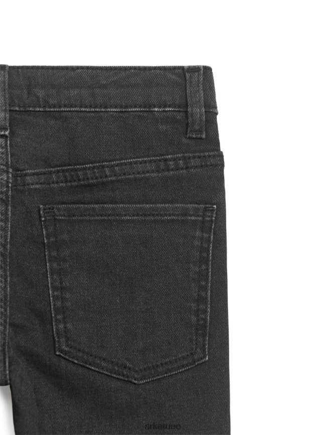ملابس عبد اللطيف ARKET أطفال الجينز تمتد ضئيلة أسود BXB8481578