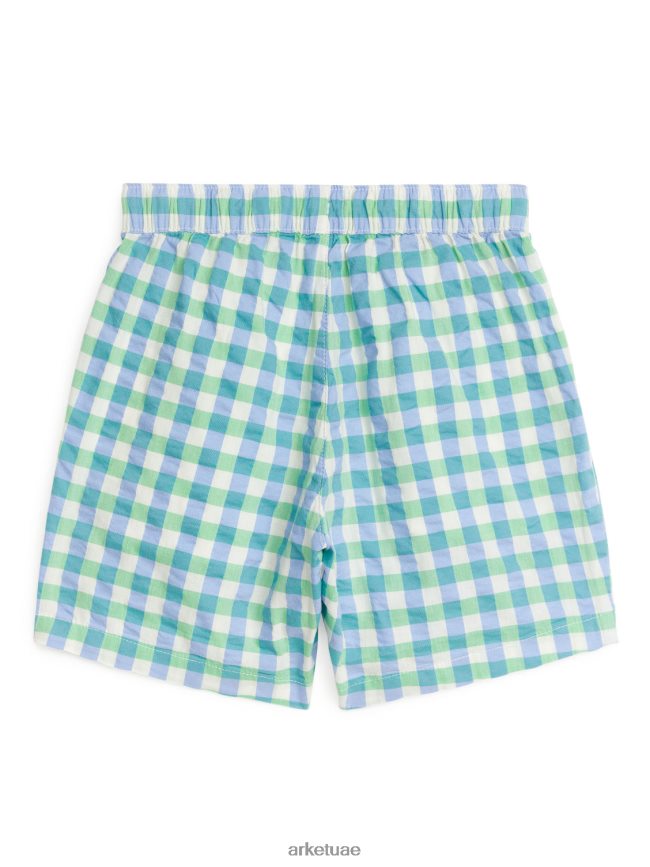 ملابس عبد اللطيف ARKET أطفال السراويل القطنية أخضر / أزرق / أبيض BXB8481557