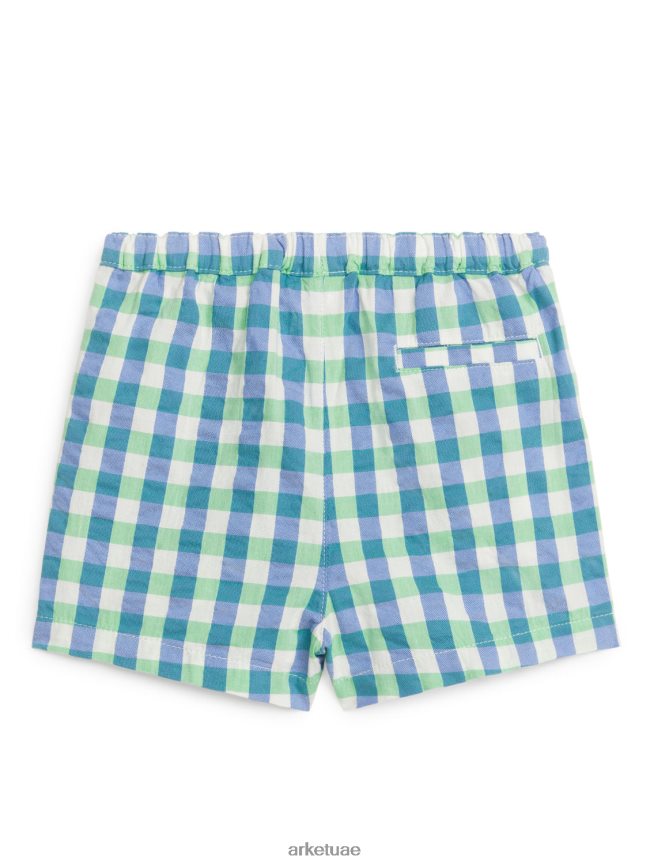 ملابس عبد اللطيف ARKET أطفال السراويل القطنية أخضر/أزرق BXB8481705