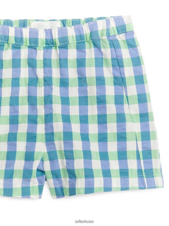 ملابس عبد اللطيف ARKET أطفال السراويل القطنية أخضر/أزرق BXB8481705